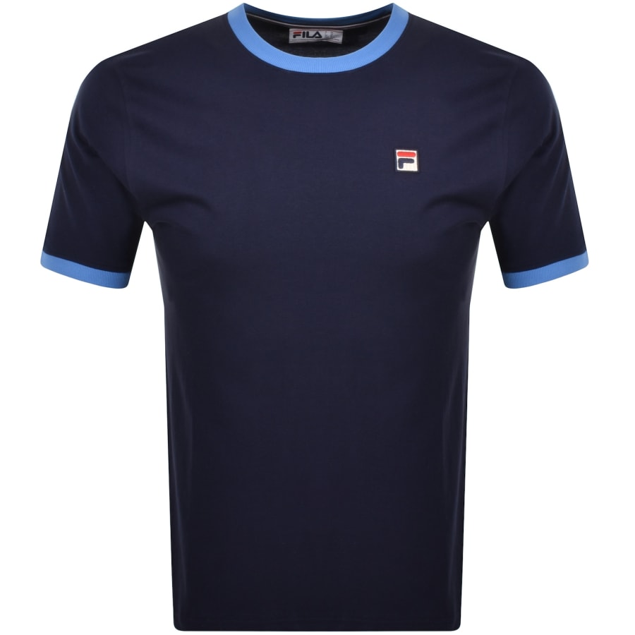 Fila Vintage Marconi T shirt Navy Regatta Size SIZE XL