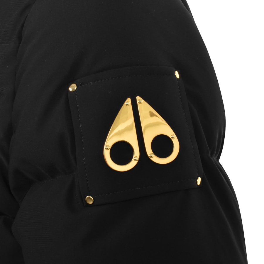 Image number 4 for Moose Knuckles Suthep Gold Jacket Black