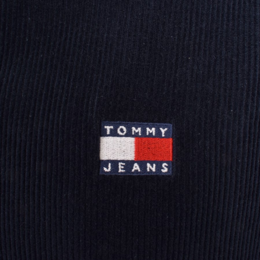 Image number 3 for Tommy Jeans Logo Overshirt Navy
