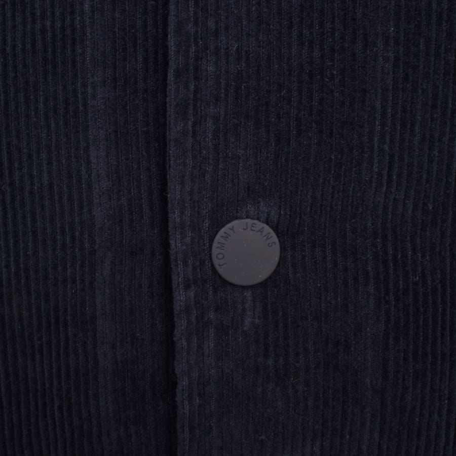 Image number 4 for Tommy Jeans Logo Overshirt Navy