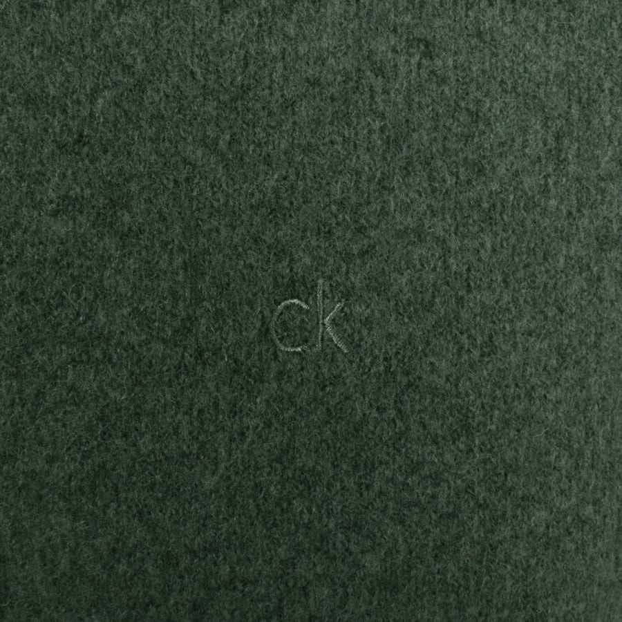 Image number 3 for Calvin Klein Tech Stretch Wool Jumper Green