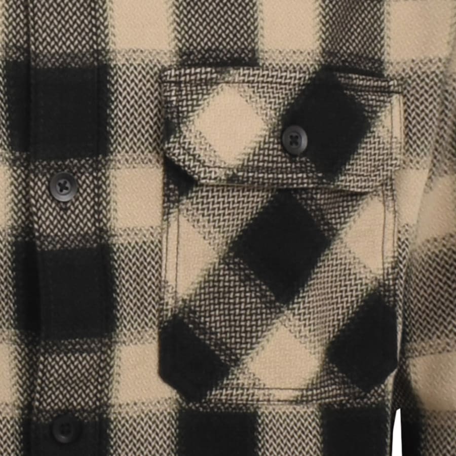 Image number 3 for Carhartt WIP Check Loose Fit Overshirt Black