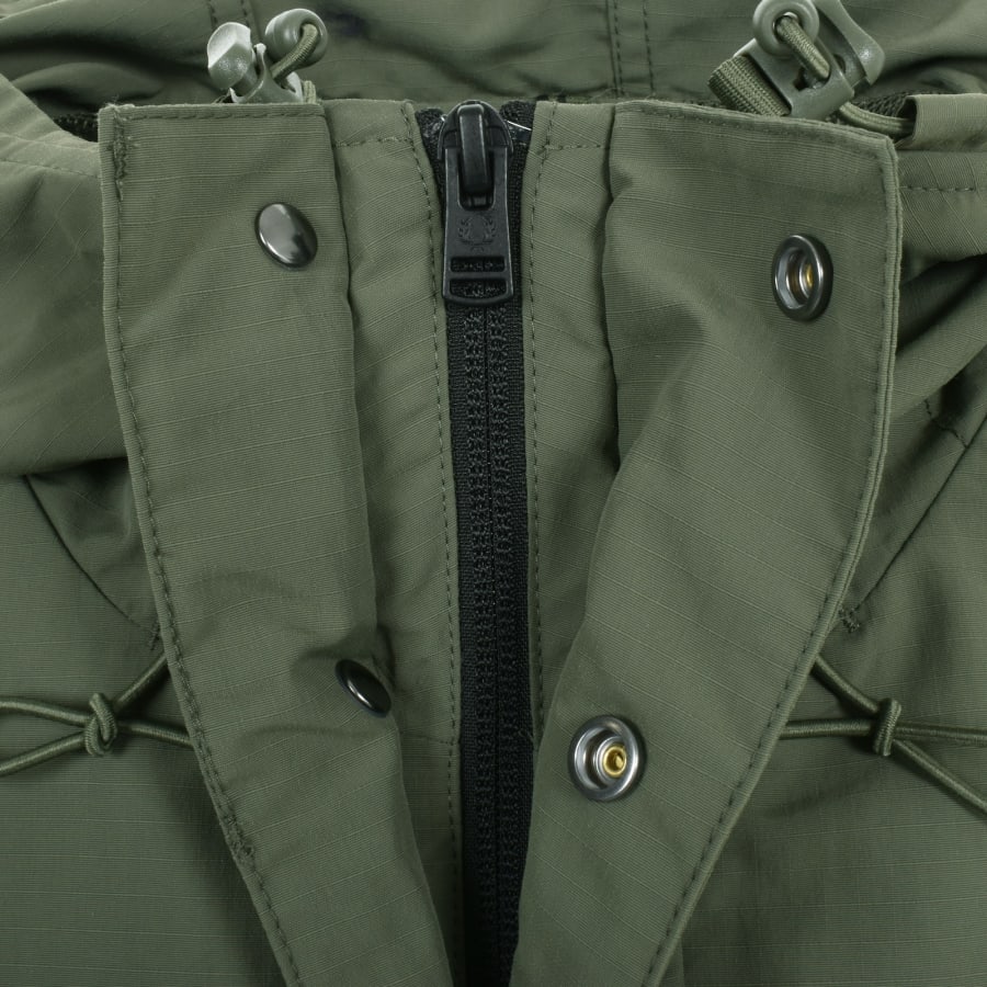 Fred perry parka green deals