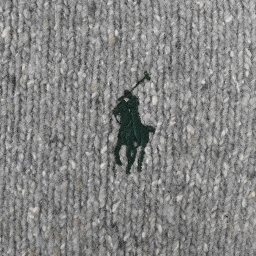 Image number 3 for Ralph Lauren Crew Neck Knit Jumper Grey