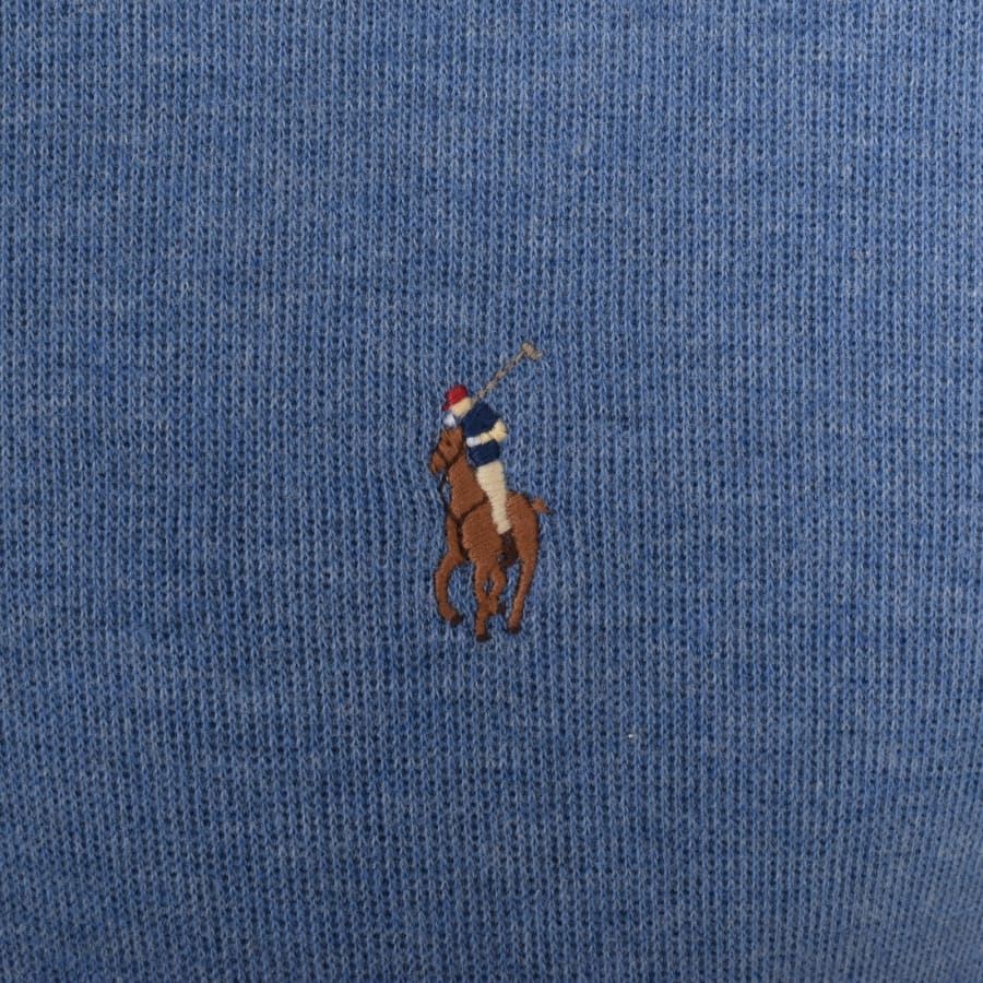 Image number 3 for Ralph Lauren Quarter Zip Sweatshirt Blue