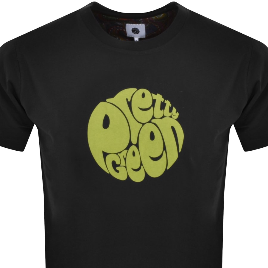 Image number 2 for Pretty Green Gillespie T Shirt Black