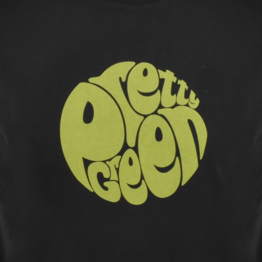 Image number 3 for Pretty Green Gillespie T Shirt Black