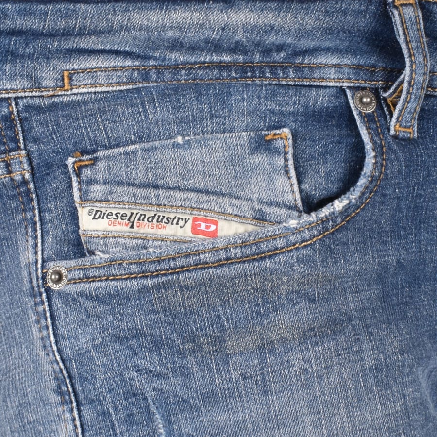Image number 4 for Diesel 1979 Sleenker Jeans Mid Wash Blue