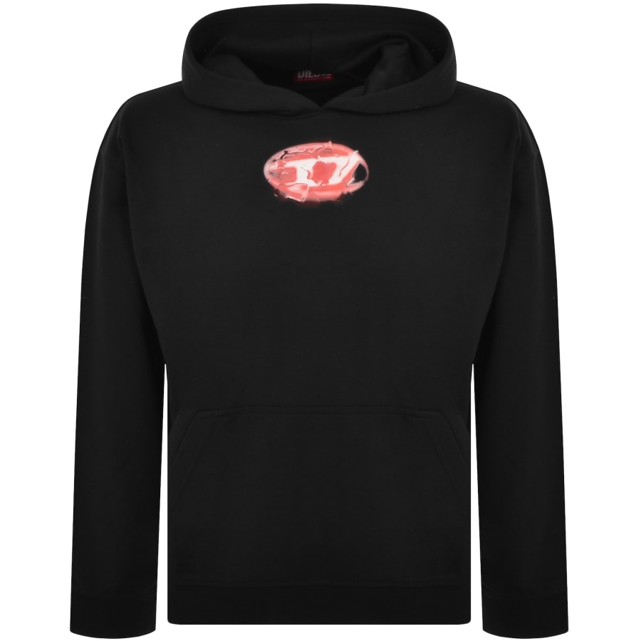 Image number 2 for Diesel Boxt K3 Hoodie Black