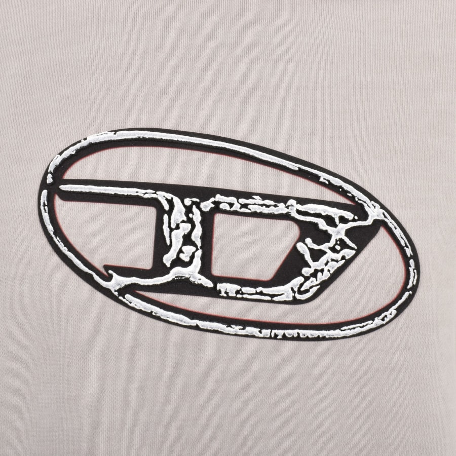 Image number 3 for Diesel Boxt Q7 Hoodie Grey