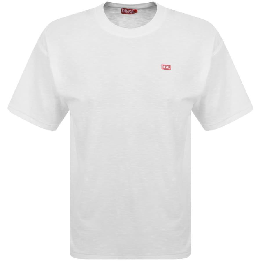 Image number 1 for Diesel T Boxt K2 Regular Fit T Shirt White