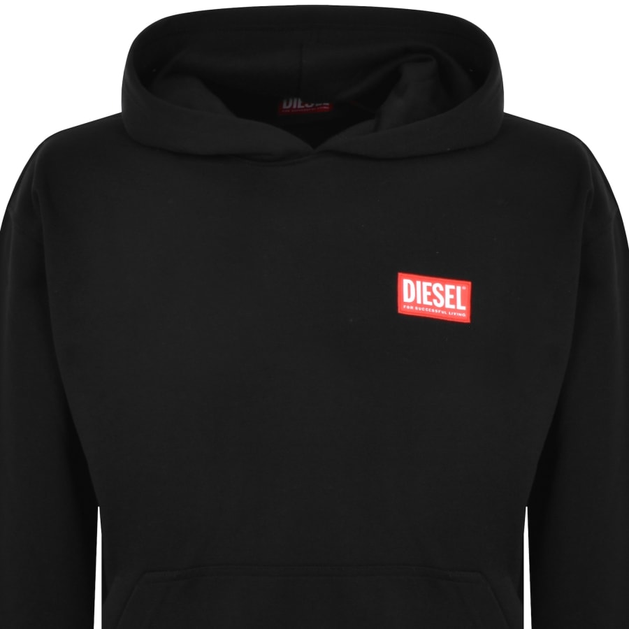 Image number 2 for Diesel Boxt Lab Hoodie Black