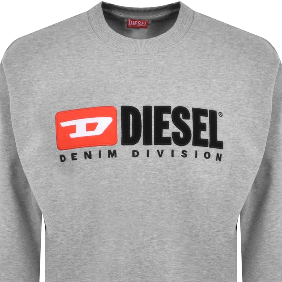 Image number 2 for Diesel Boxt Div Sweatshirt Grey