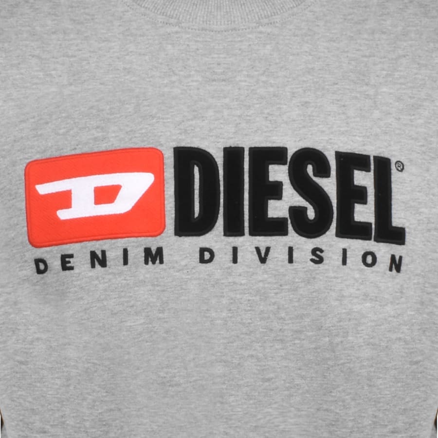 Image number 3 for Diesel Boxt Div Sweatshirt Grey