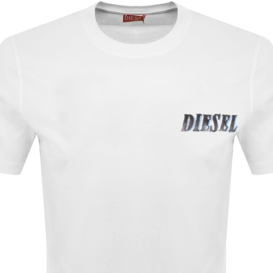 Image number 2 for Diesel T Adjust K12 T Shirt White