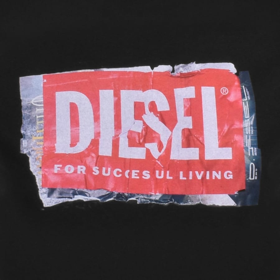 Image number 3 for Diesel T Adjust Q6 T Shirt Black