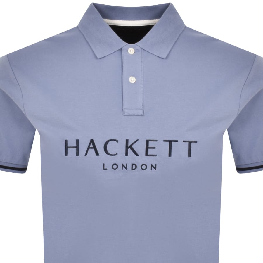 Hackett Polo T Shirt Blue