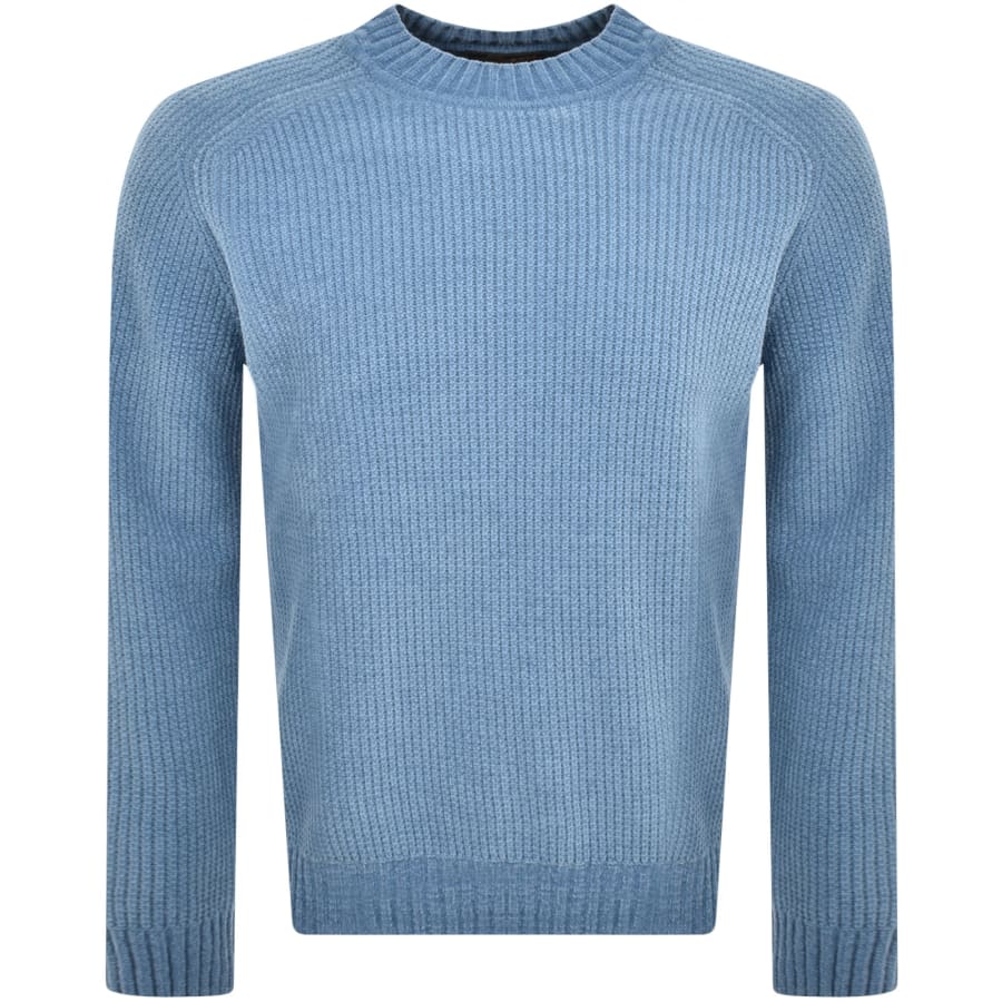 Image number 1 for BOSS Amarson Knit Jumper Blue