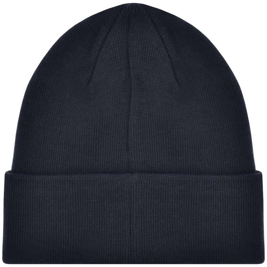 Image number 2 for Timberland Tonal Embroidery Beanie Navy