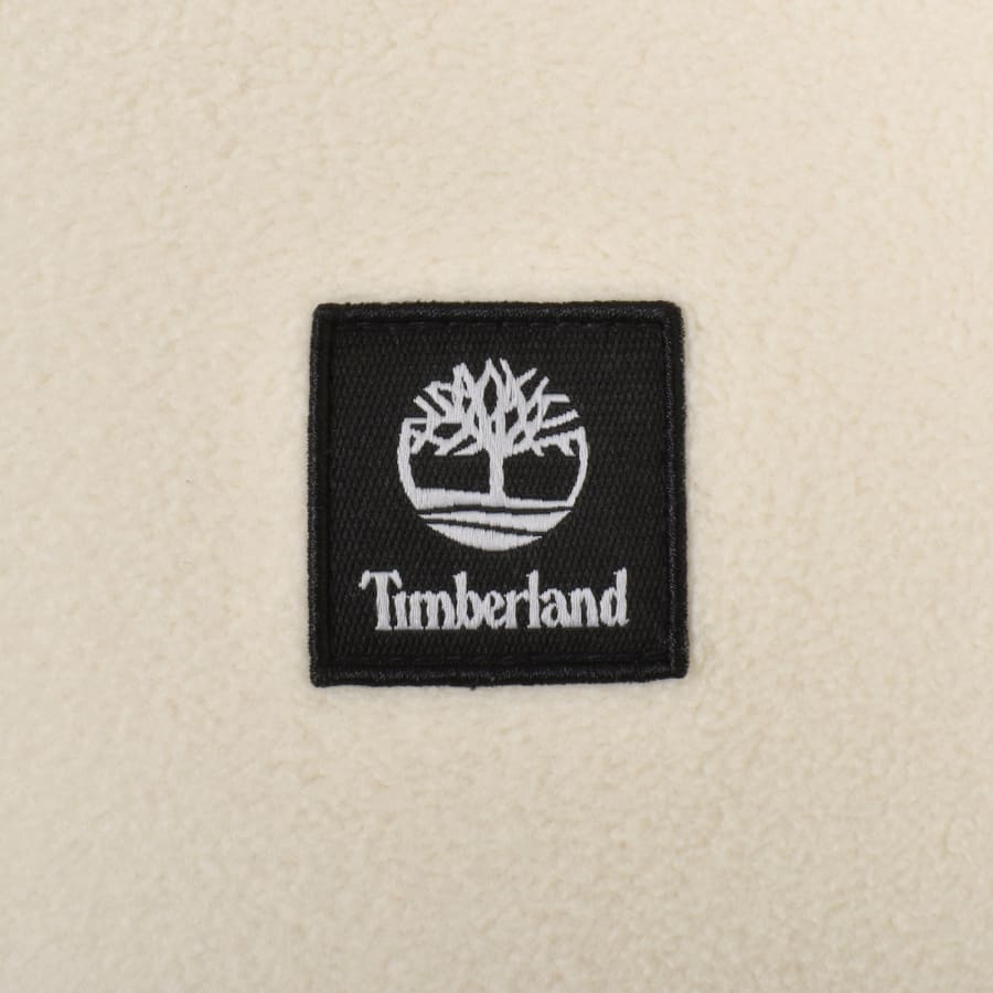 Image number 3 for Timberland Quarter Zip Polar Fleece Cream