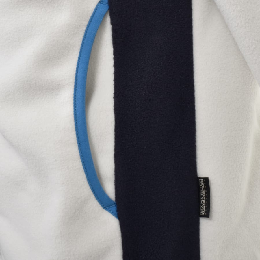Image number 5 for Napapijri T Dolent Full Zip Loose Fit Fleece Cream