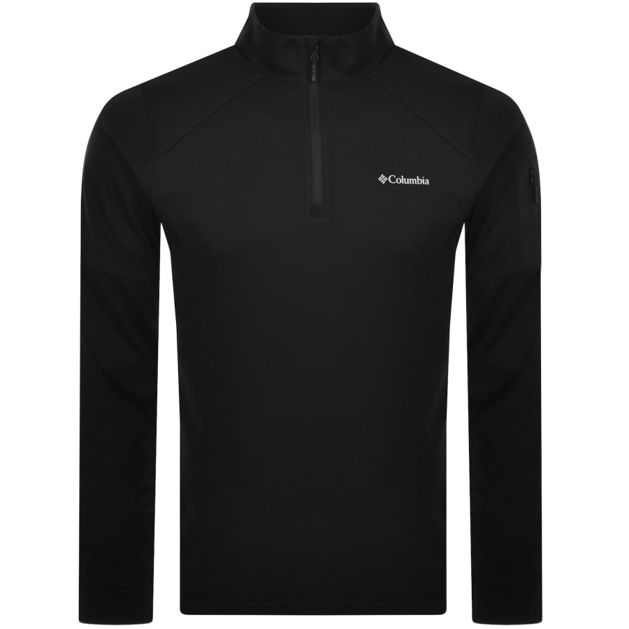 Image number 2 for Columbia Tech Half Zip Sweatshirt Black