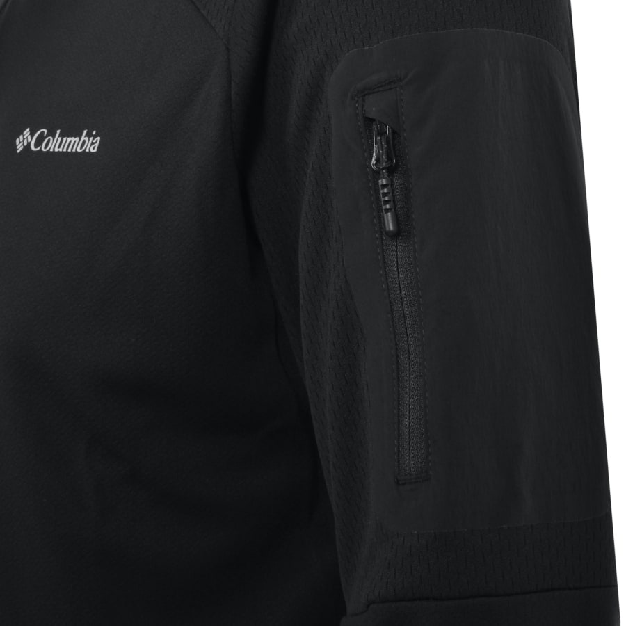 Image number 4 for Columbia Tech Half Zip Sweatshirt Black