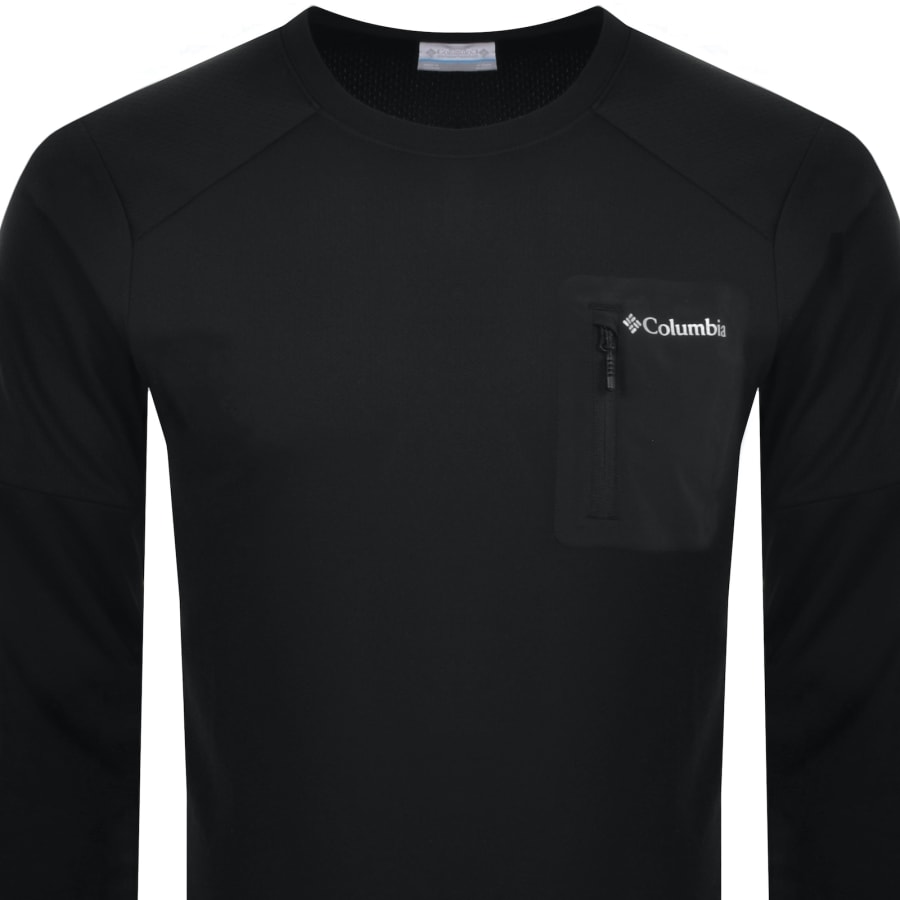 Image number 2 for Columbia Long Sleeved Tech T Shirt Black