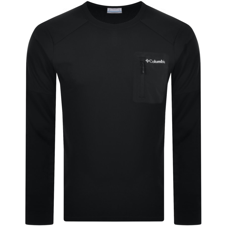Image number 1 for Columbia Long Sleeved Tech T Shirt Black