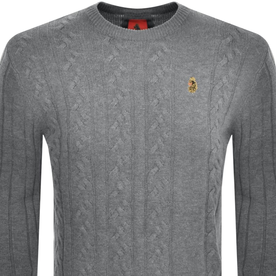 Grey luke jumper shop