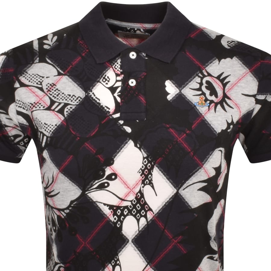 Vivienne Westwood Classic Polo T Shirt Navy Mainline Menswear