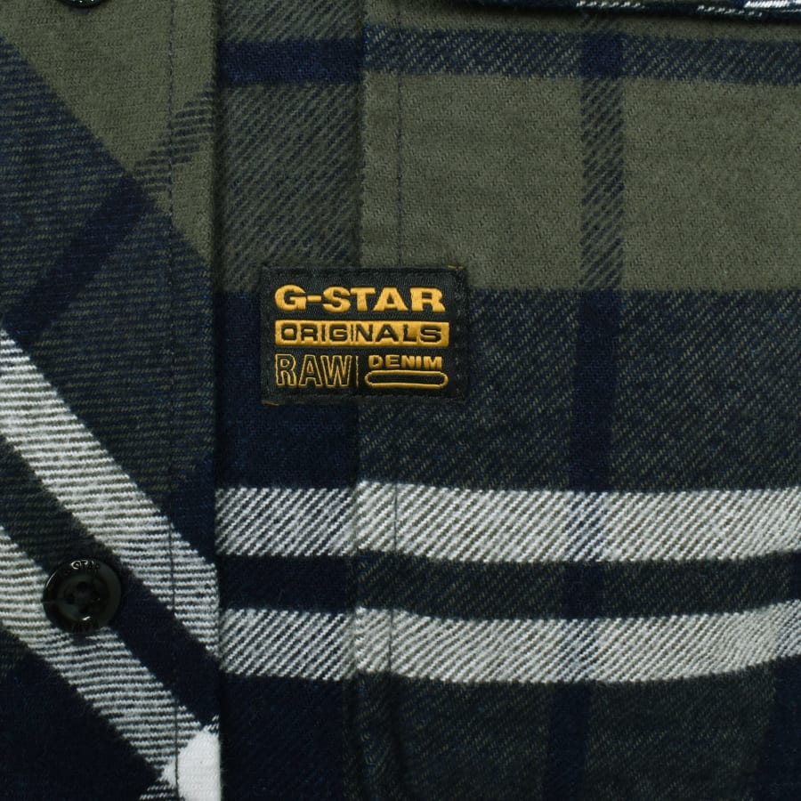 Image number 3 for G-Star Raw CPO Long Sleeve Shirt Green