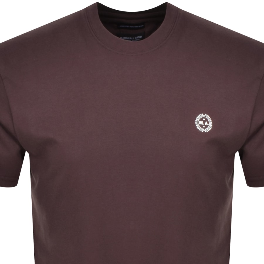 Image number 2 for Marshall Artist Siren Logo Print T Shirt Fig