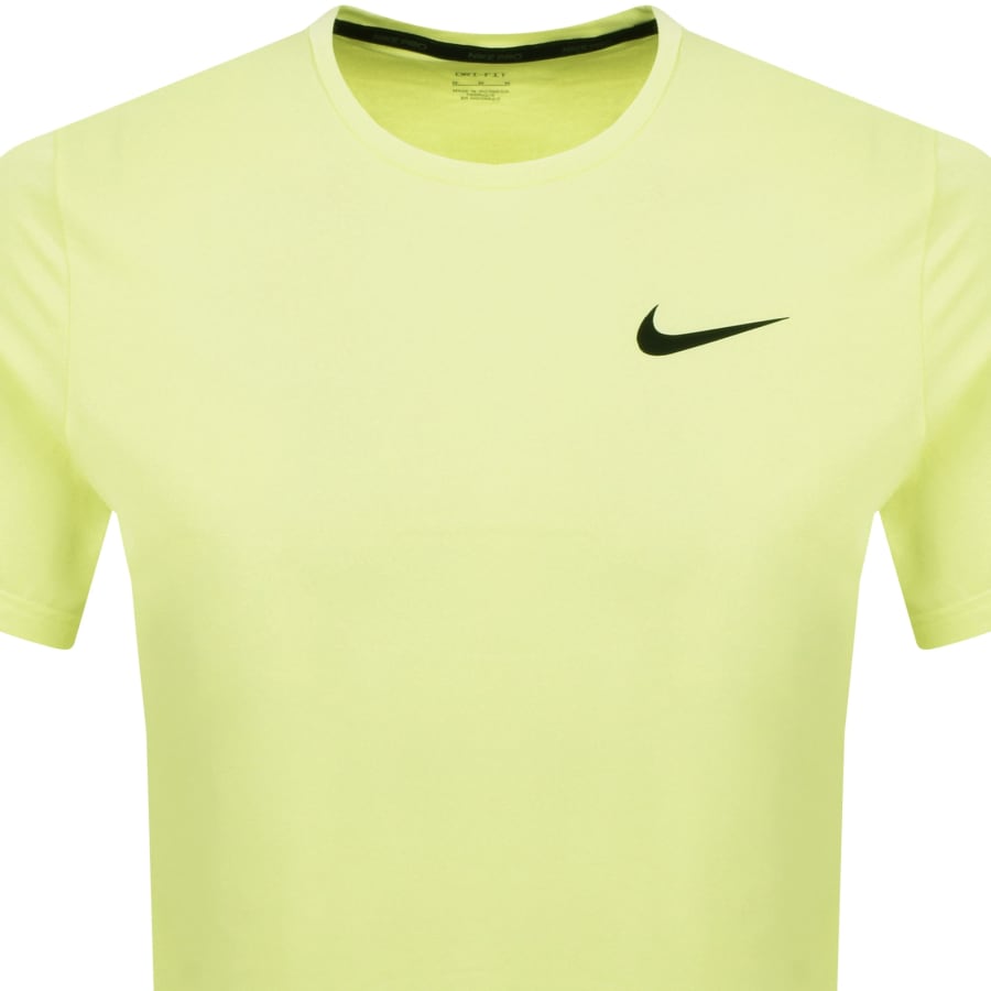 Image number 2 for Nike Training Dri Fit Hyper Dry T Shirt Green