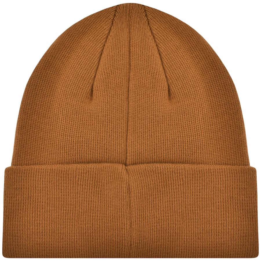 Image number 2 for Timberland Tonal Embroidery Beanie Brown
