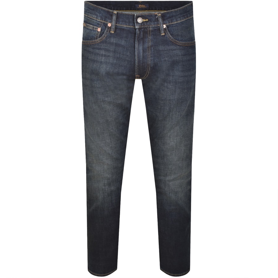 Image number 2 for Ralph Lauren Sullivan Slim Fit Jeans Navy