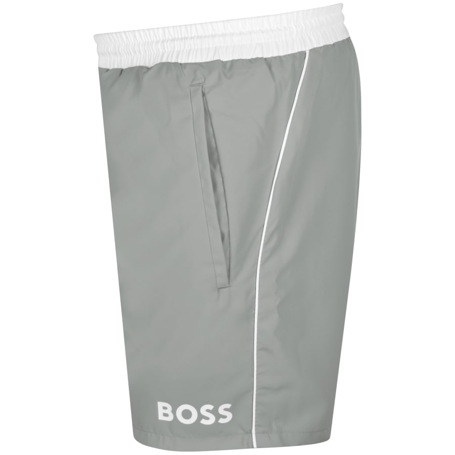 BOSS Starfish Swim Shorts Grey Mainline Menswear United States