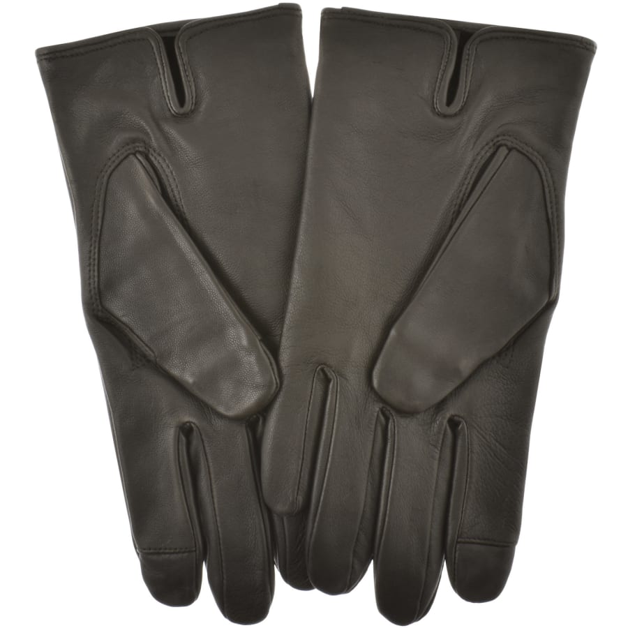Image number 2 for BOSS Hainz ME Leather Gloves Brown