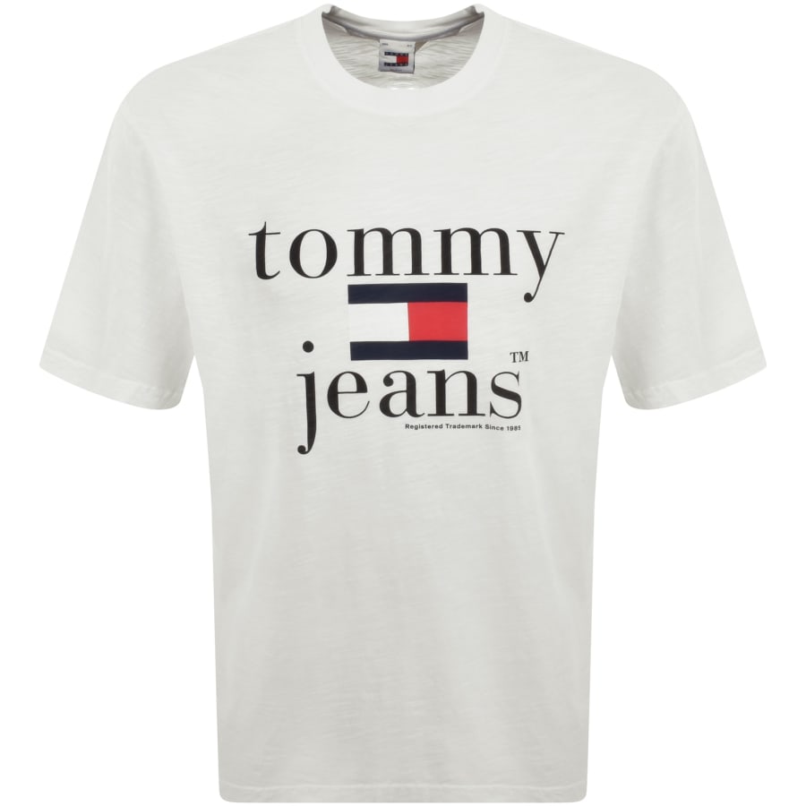 Image number 1 for Tommy Jeans Twist T Shirt White