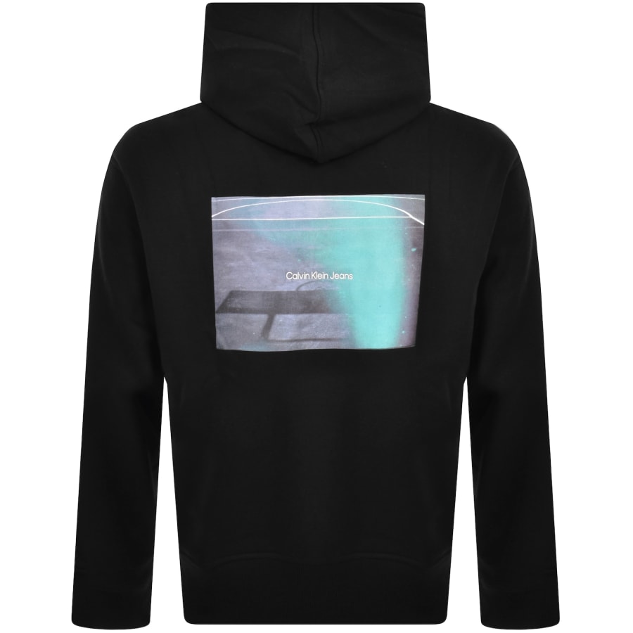 Image number 5 for Calvin Klein Jeans Gradient Hoodie Black
