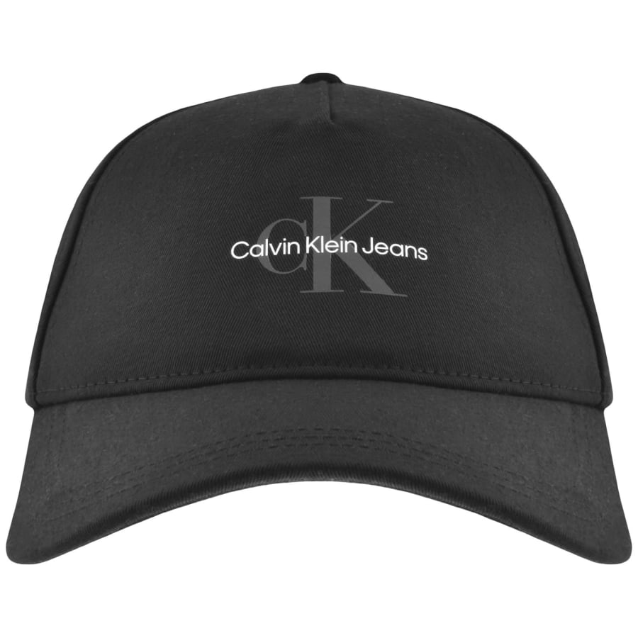 Calvin Klein Jeans Monologo Cap Black Mainline Menswear