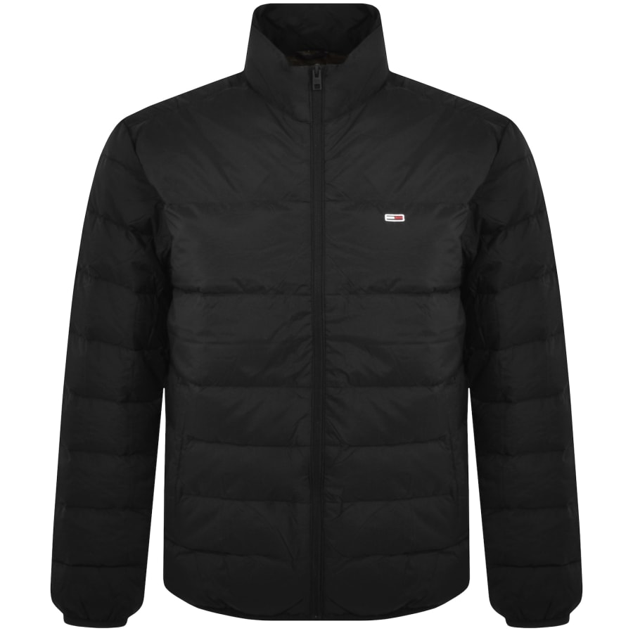 Image number 1 for Tommy Jeans Packable Quilted Jacket Black