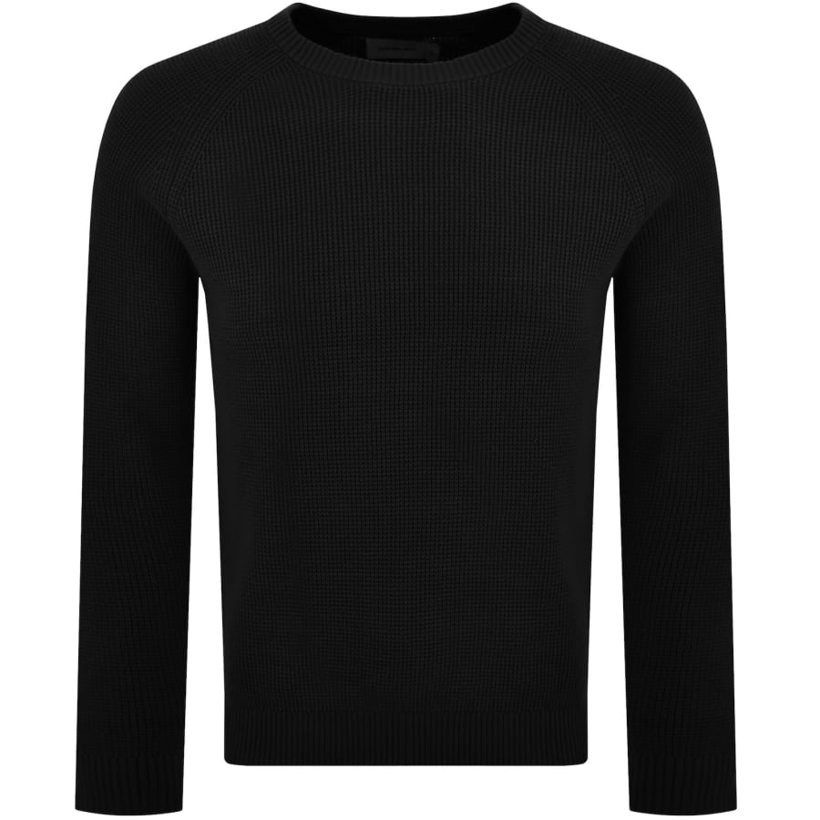 Calvin Klein Jeans Badge Easy Jumper Black Mainline Menswear