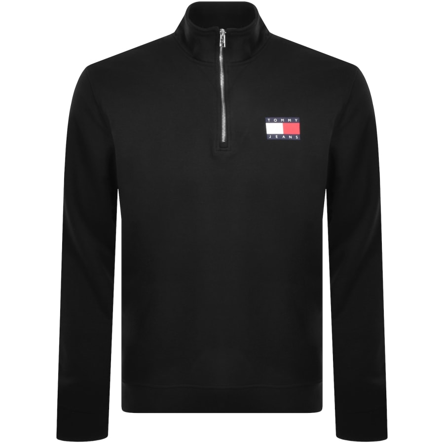 Black tommy jeans sweatshirt clearance