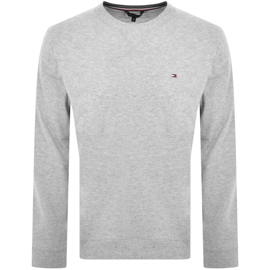 Tommy Hilfiger Logo Sweatshirt GreyTommy Hilfiger Logo Sweatshirt Grey Male Small