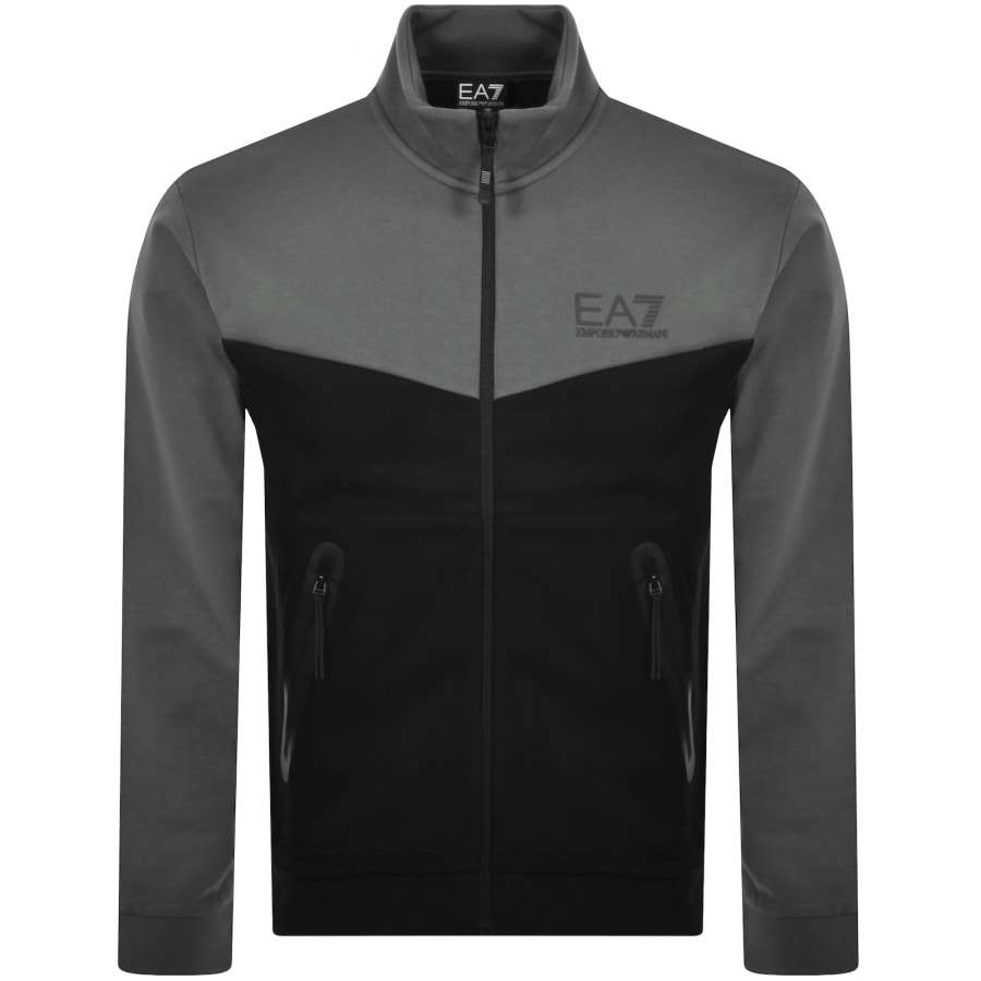 Black armani tracksuit on sale