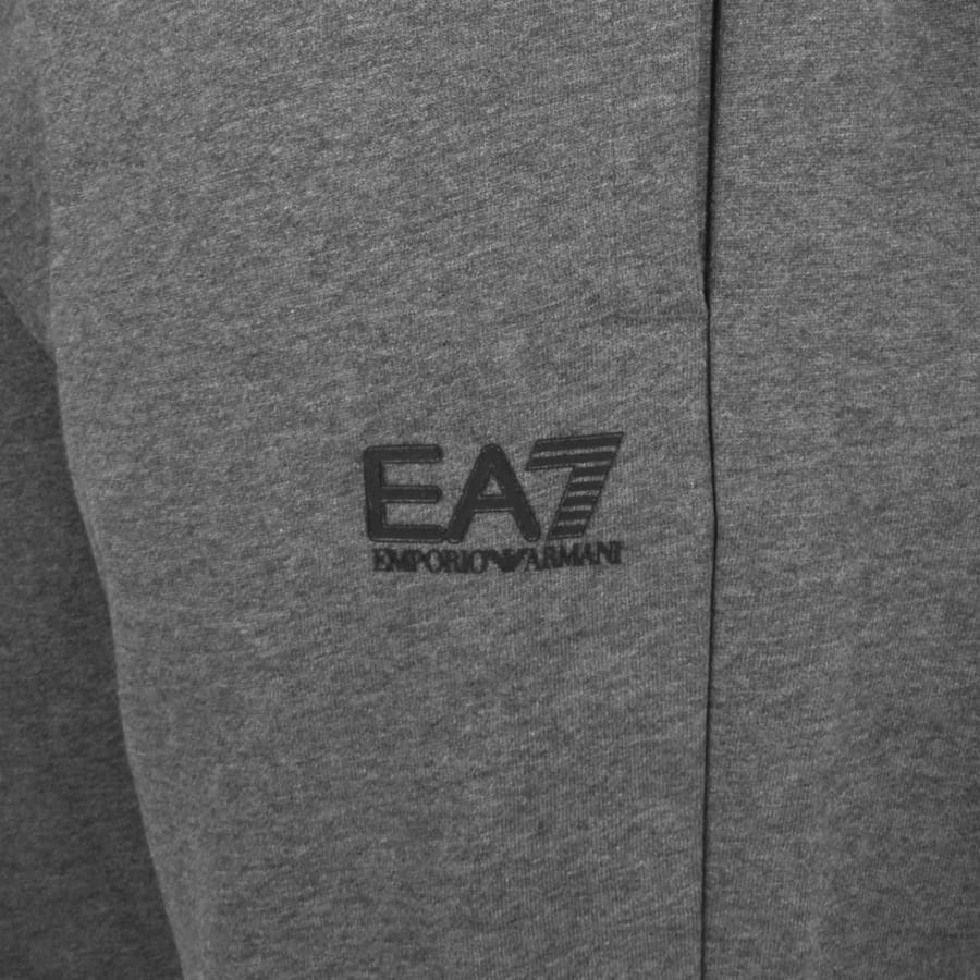 Ea7 tracksuit grey and black online