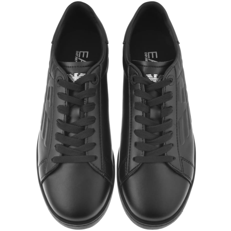 Ea7 Side Logo Sneaker Black Trainers