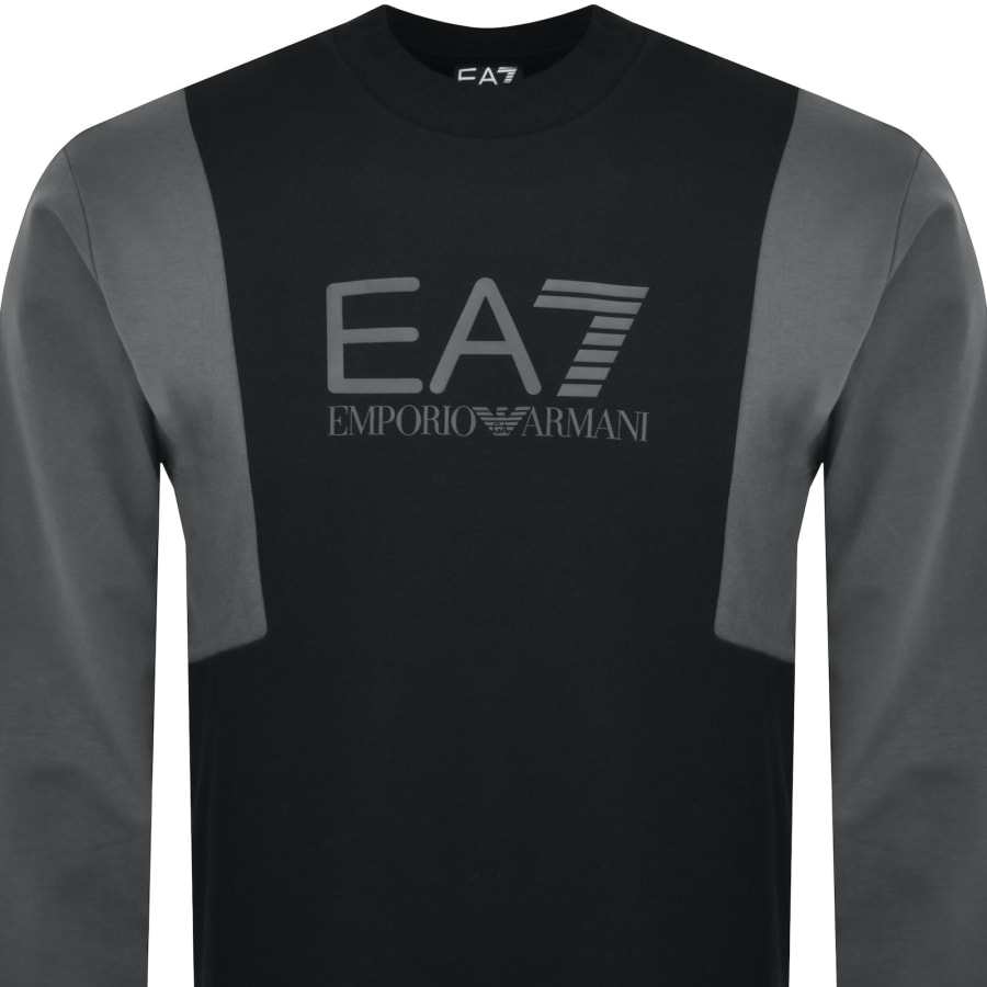 EA7 Emporio Armani Logo Sweatshirt Black
