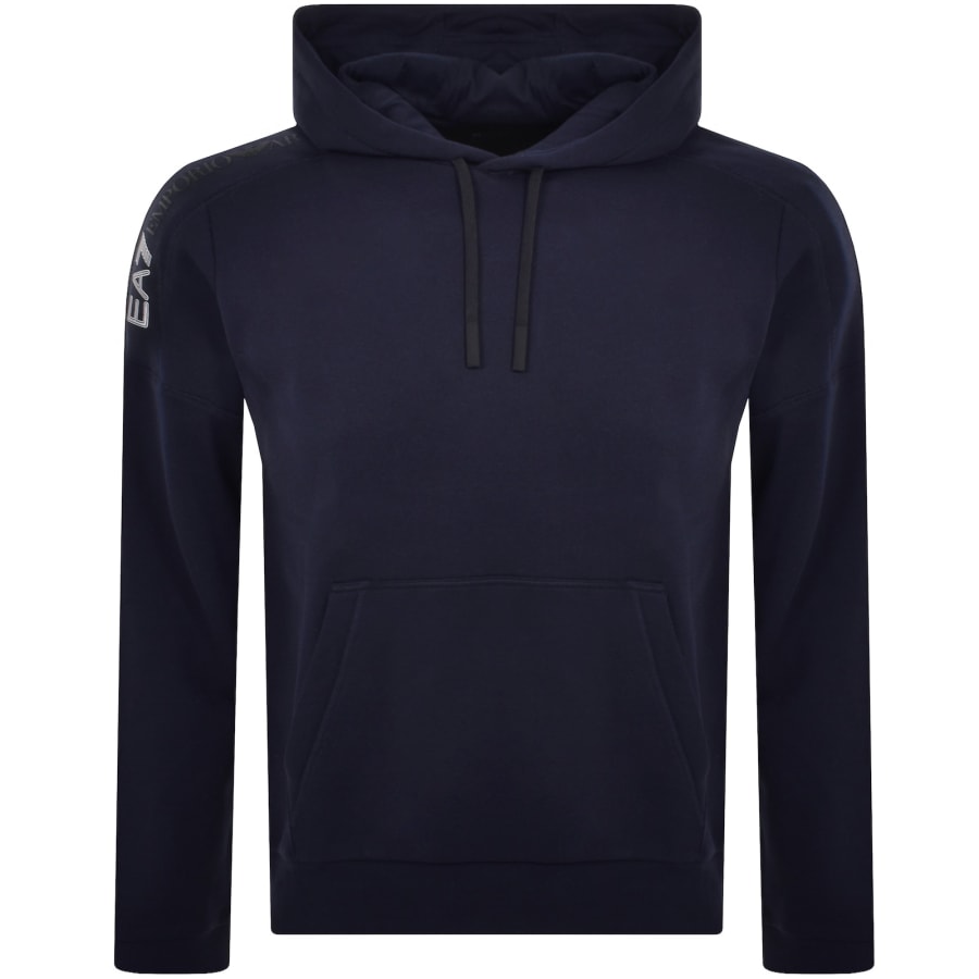 EA7 Emporio Armani Logo Hoodie Navy male Small